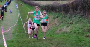 North Wales Regional Athletics, Welsh Inter Regions. Photo shows Becca Haf Brown.