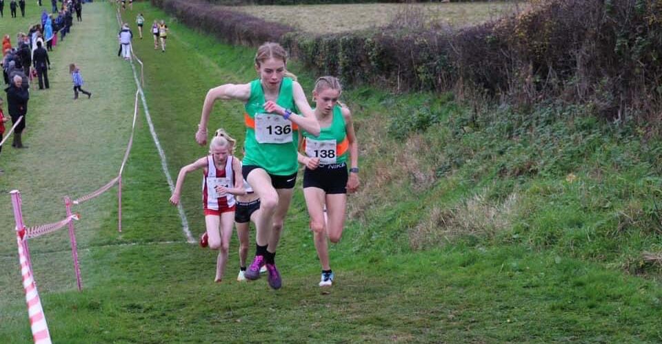 North Wales Regional Athletics, Welsh Inter Regions. Photo shows Becca Haf Brown.
