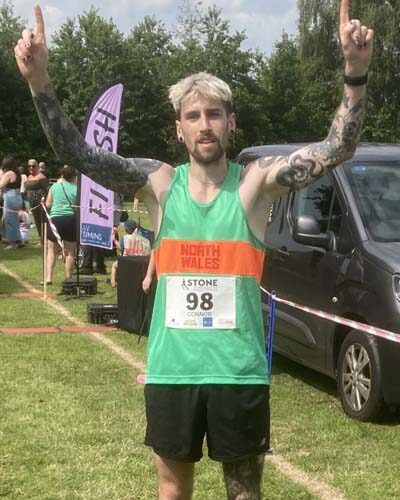 Connor Rogers at Stone 10km Inter-County.