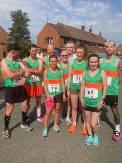 Team photo at Stone 10k Inter-County
