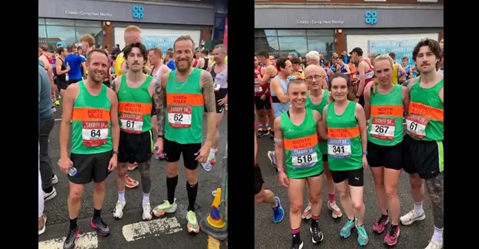 Match Report Cardiff 5KM 05/05/2024. Featured photo of the men's and women's teams.
