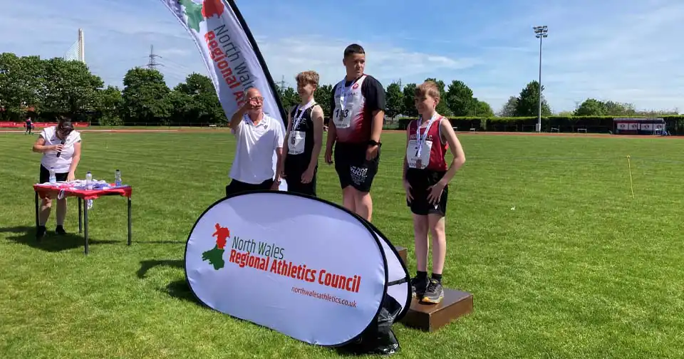 Report on Regional Outdoor T&F Championships on Saturday, 11th May 2024 photo of boys winners