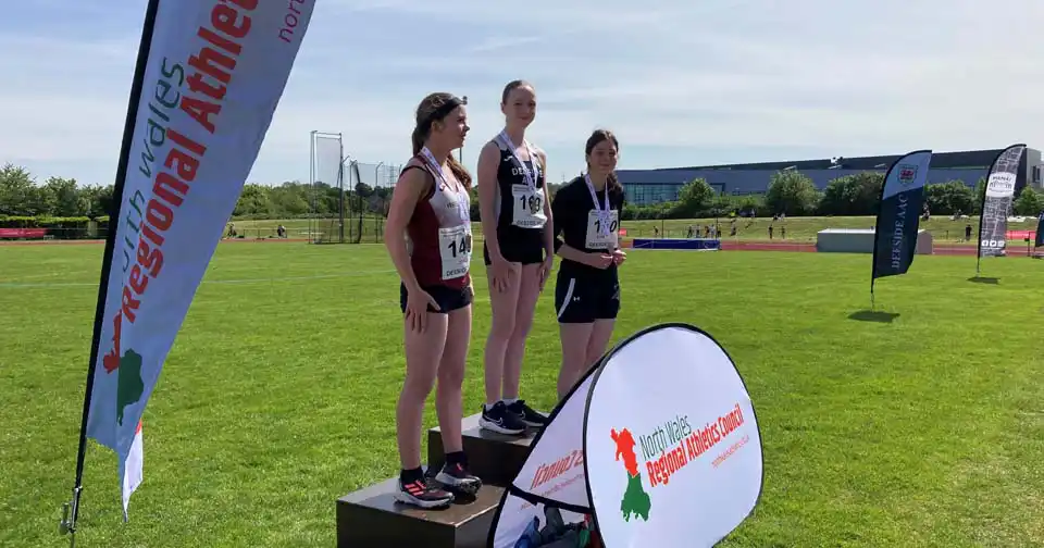 Report on Regional Outdoor T&F Championships on Saturday, 11th May 2024 photo of girls winners