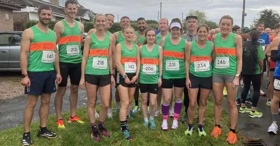 Match Report Inter-County Race Within The Guilden Sutton 10km Sunday 15th September 2024. Team photo.