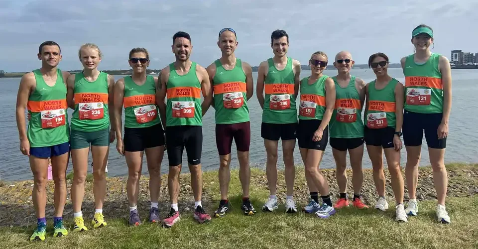 INTER COUNTY MATCH AT THE CAERNARFON 10KM Team photo